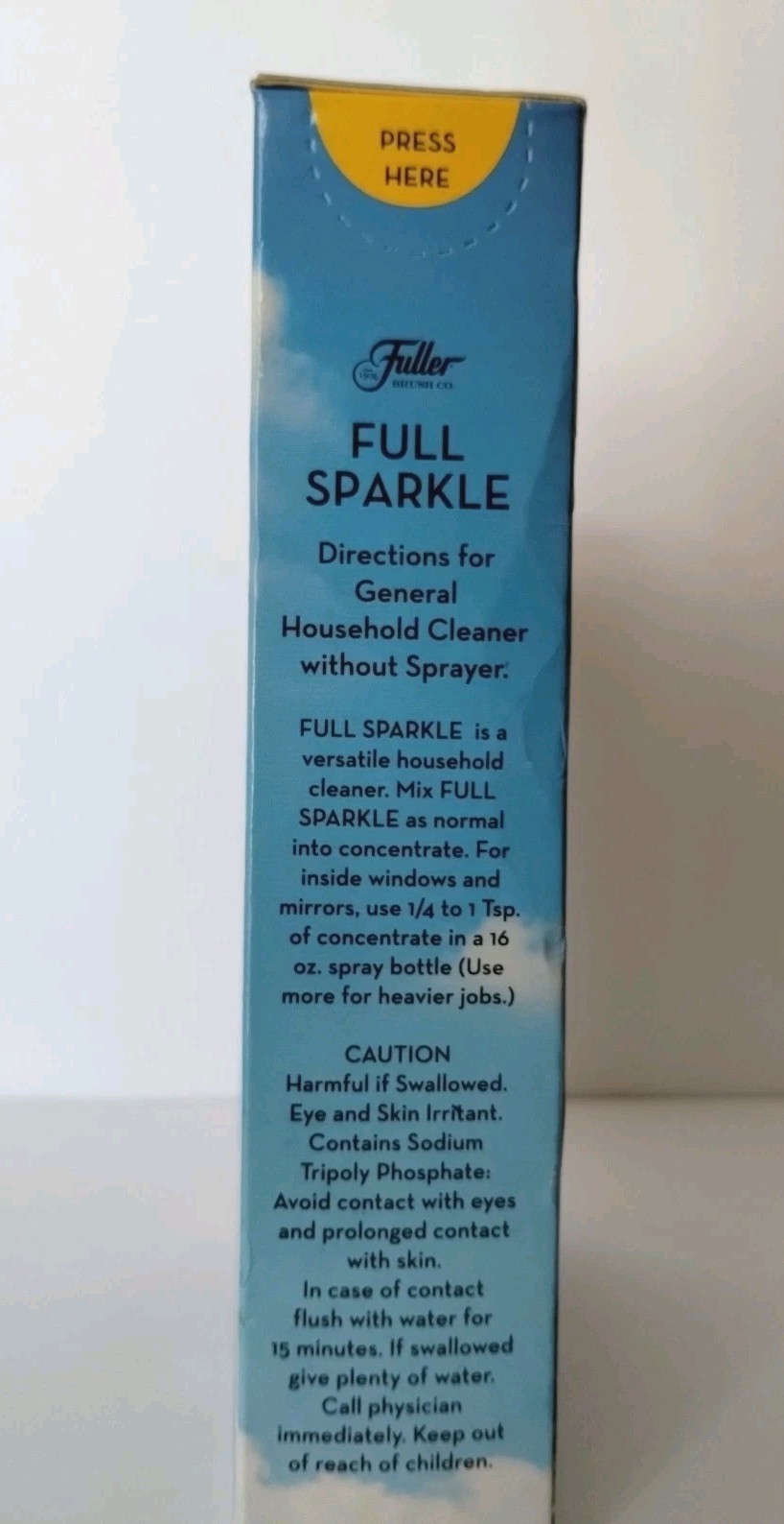 Fuller Brush Full Sparkle Refill Window and All-Purpose Cleaner Sealed 16oz NEW
