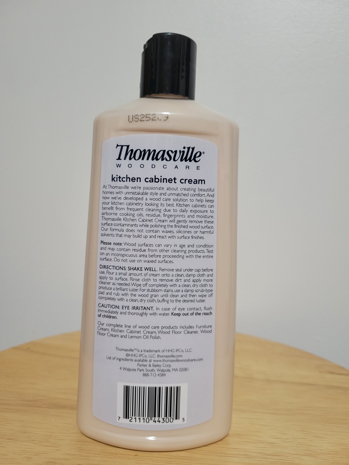 Thomasville Wood Care KITCHEN CABINET CREAM Cleans Shines Protects Restores 12oz