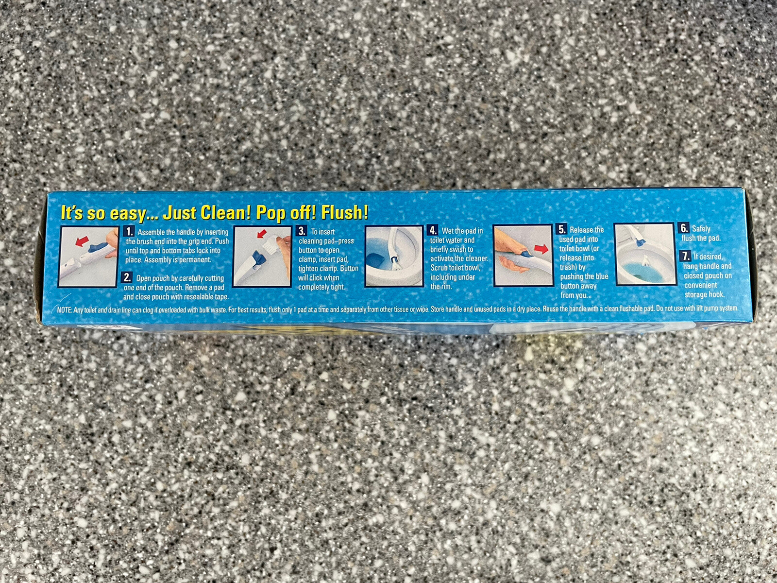 Scrubbing Bubbles Fresh Brush Toilet Cleaning System Flushable Pads Starter Kit
