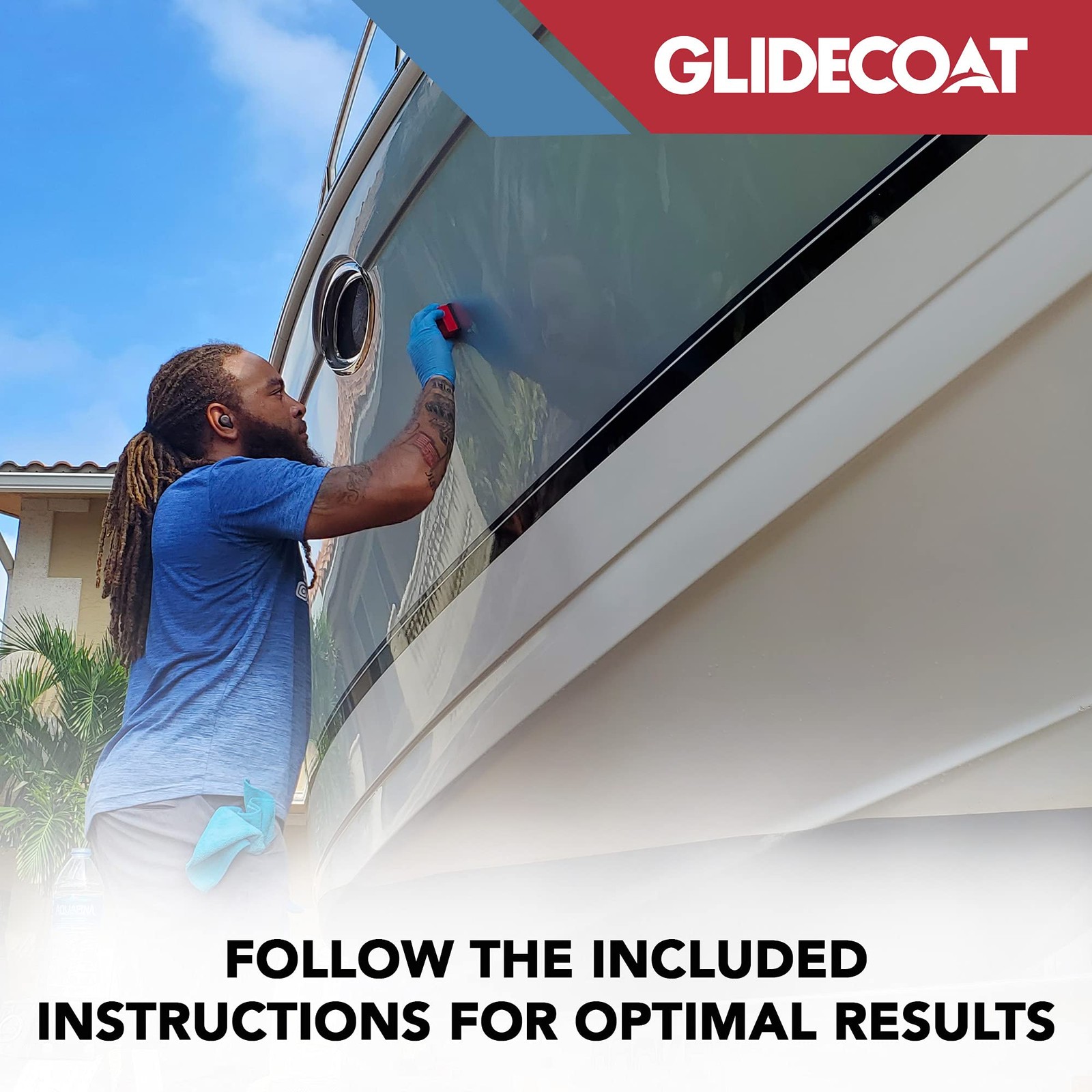 Glidecoat Marine Ceramic Coating (50ml)-Nano Ceramic Coating for Boats, Cars – B