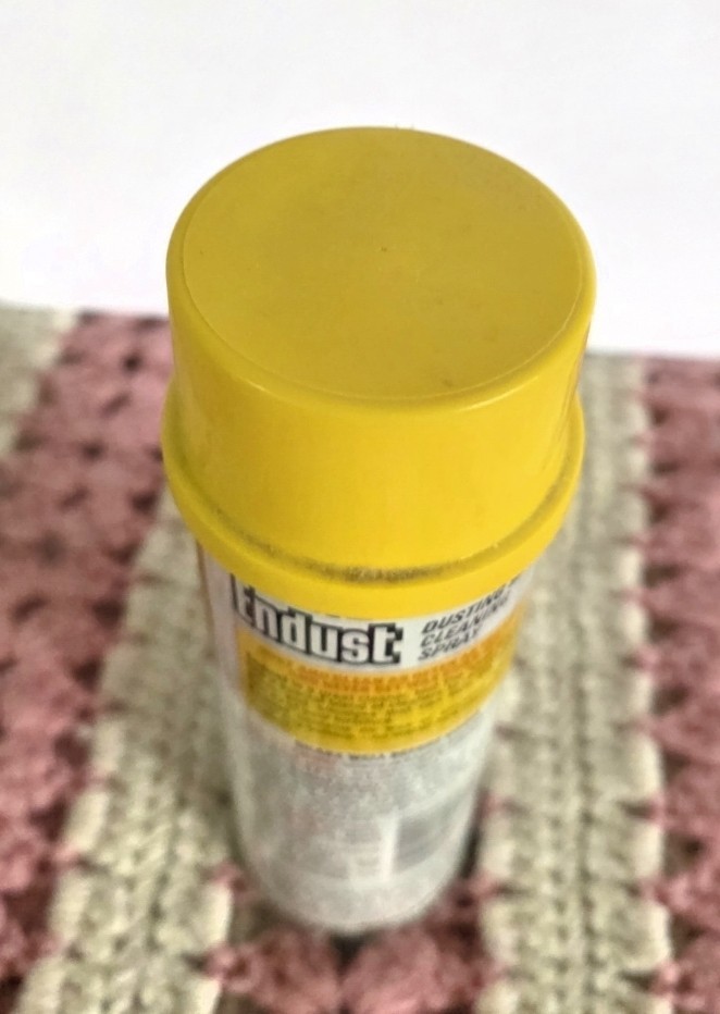 Vintage Endust Dusting & Cleaning Spray LEMON ZEST Spray On, Whipe Off & Go 6 oz