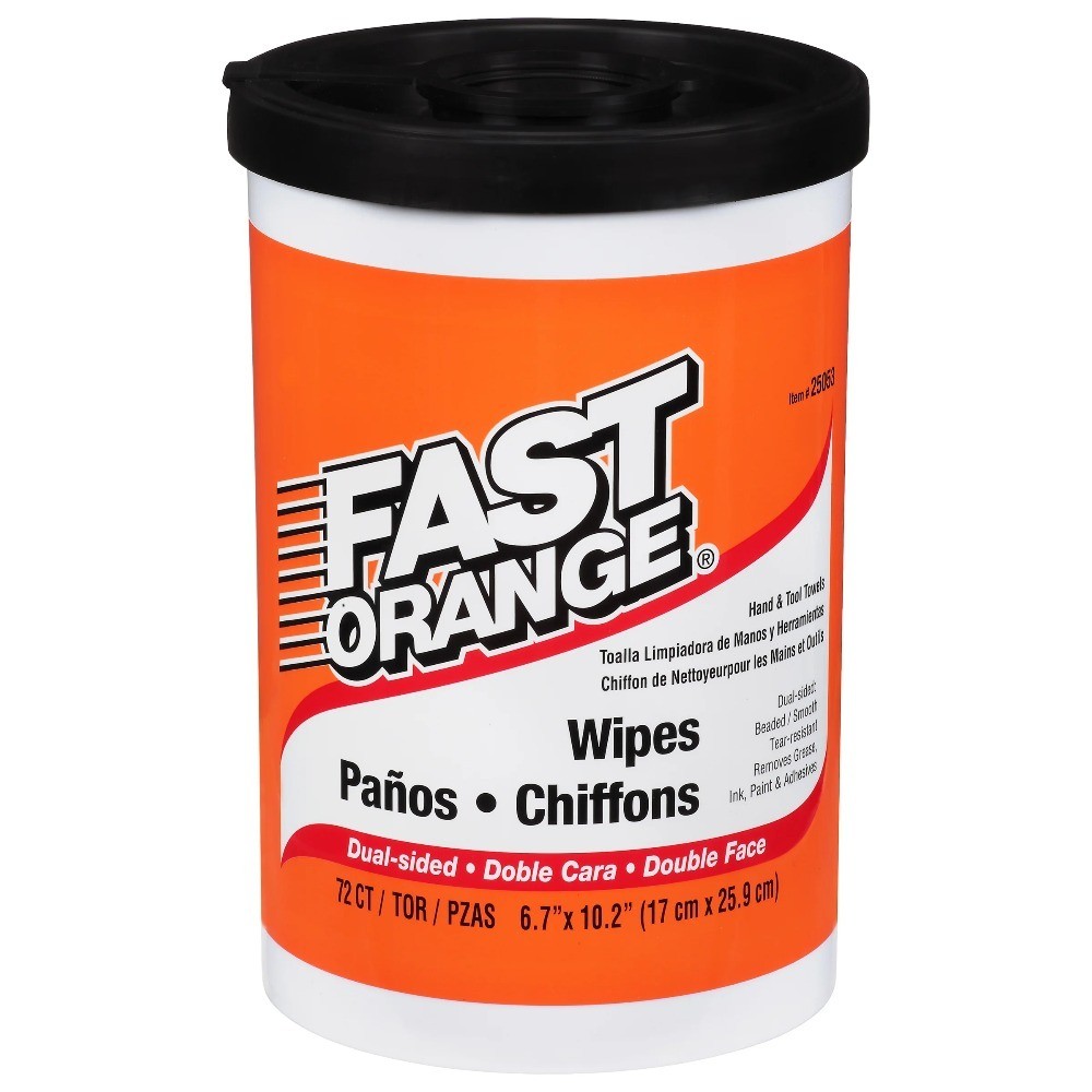 Hand Cleaner Wipes Refillable Container 72 Count Clean Scent Cleaning Towels
