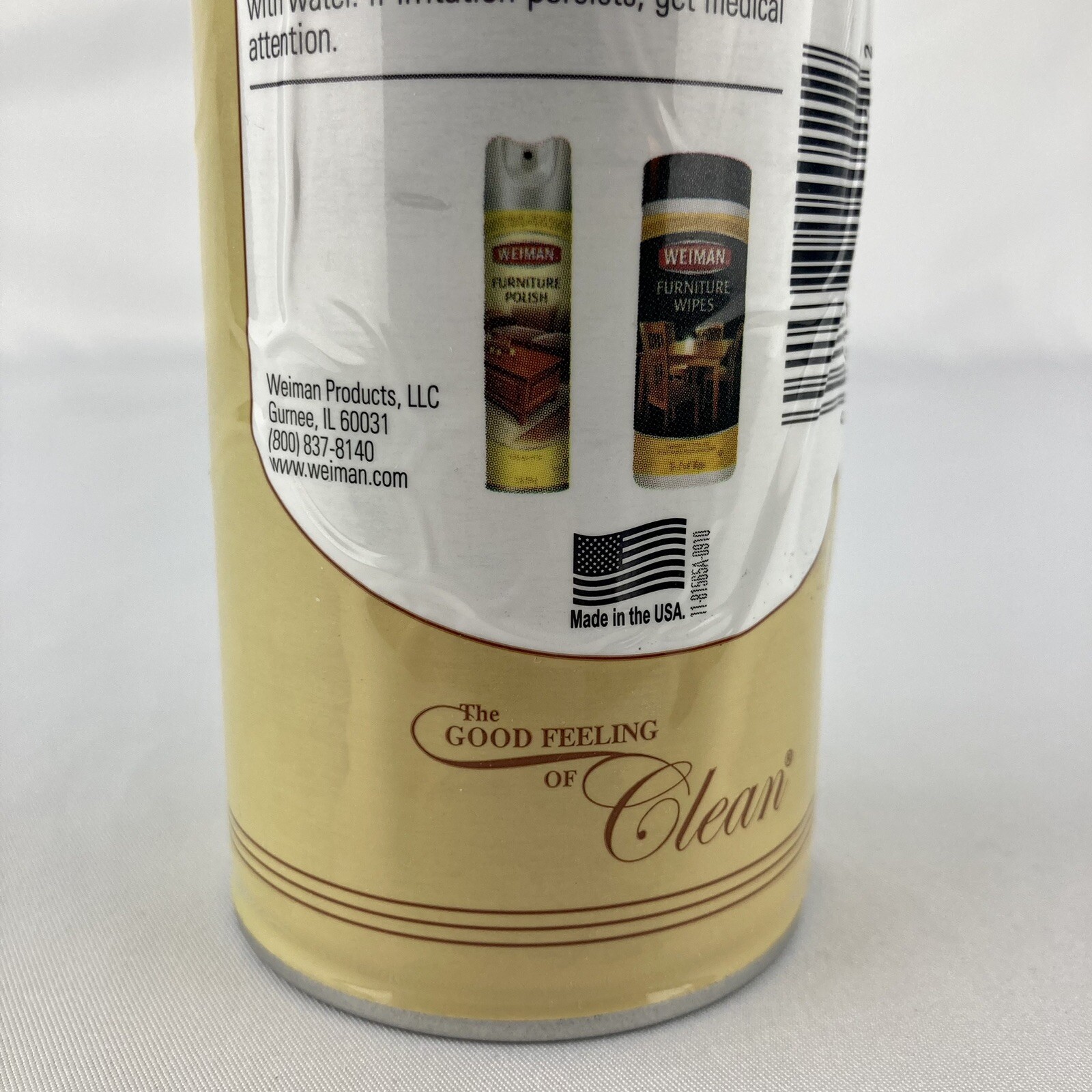 Weiman Furniture Cleaner Aerosol Spray 12oz New Discontinued Cleans Wood Safely