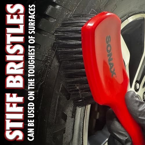 Intensive Cleaning Brush | Durable Scrub Brush for Interior & Exterior Car