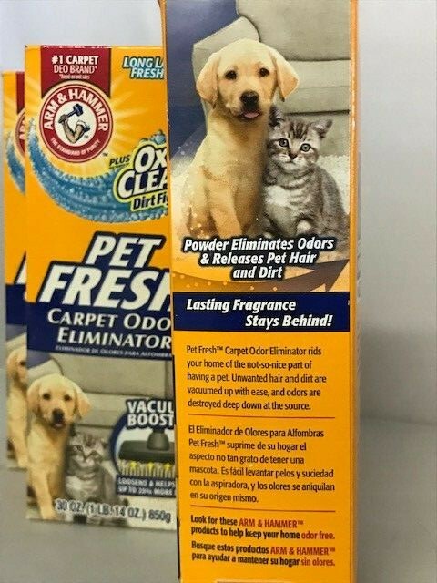 Arm & Hammer Pet Fresh Carpet Odor Eliminator Plus Oxi Clean Dirt Fighters (3X)
