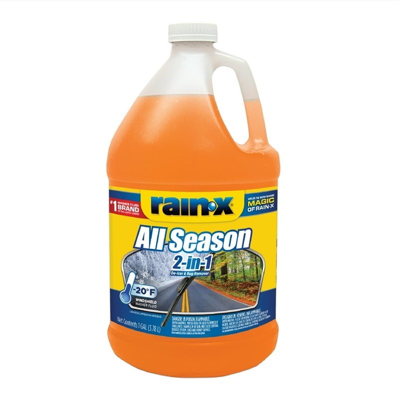 Rain-x 2 Pack 2 in 1 All Season (-25) Washer Fluid Net Wt 255.63 Fl Oz, 255.6…