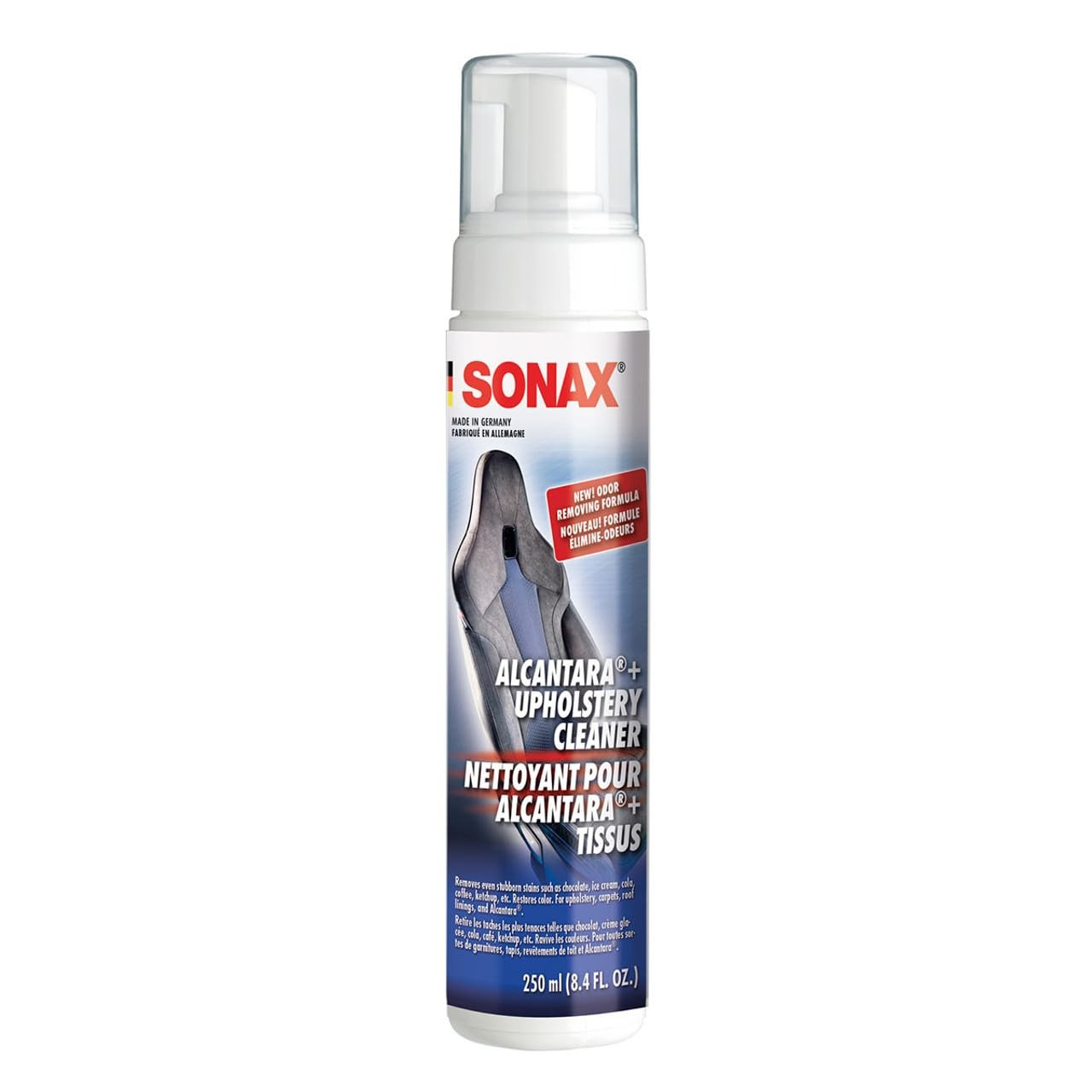 Upholstery and Alcantara Cleaner (206141), Foaming Alcantara (Synthetic Suede…