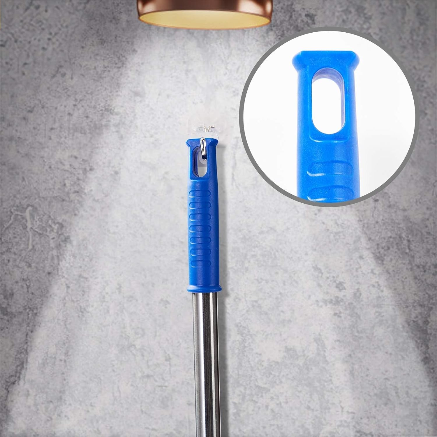 Cobweb Duster with Extension Pole,Spider Web Remover 2PCS Cob Web Duster 15