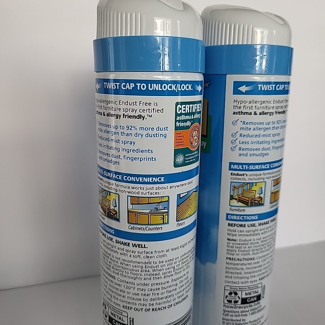 Endust Fragrance Free Hypo-Allergenic Dusting and Cleaning Spray, 10 Fl Oz