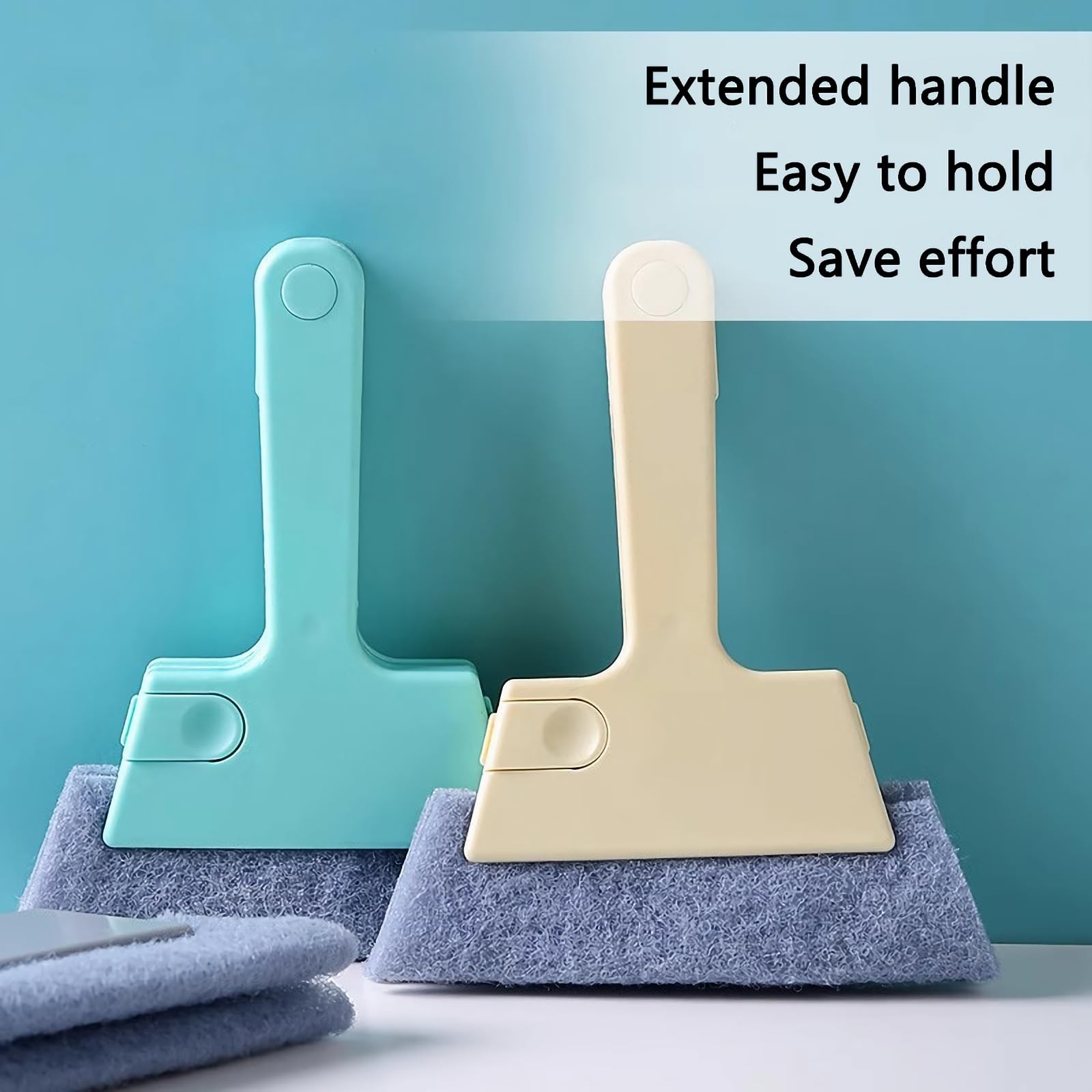 Window Track Cleaner Tool, 4Pcs 4-in-1 Groove Cleaning Brush (with Bristle Br…