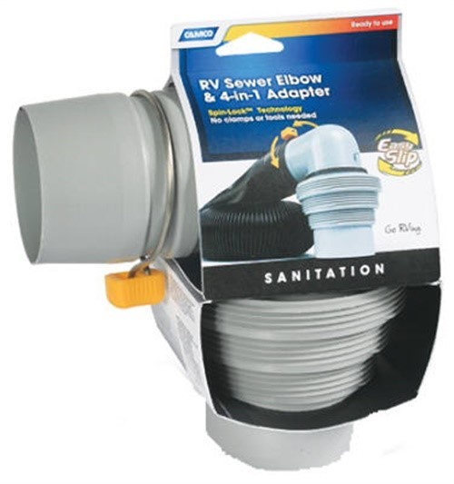 Camco Easy Slip Sewer Adapter 3 pk (2-PACK)