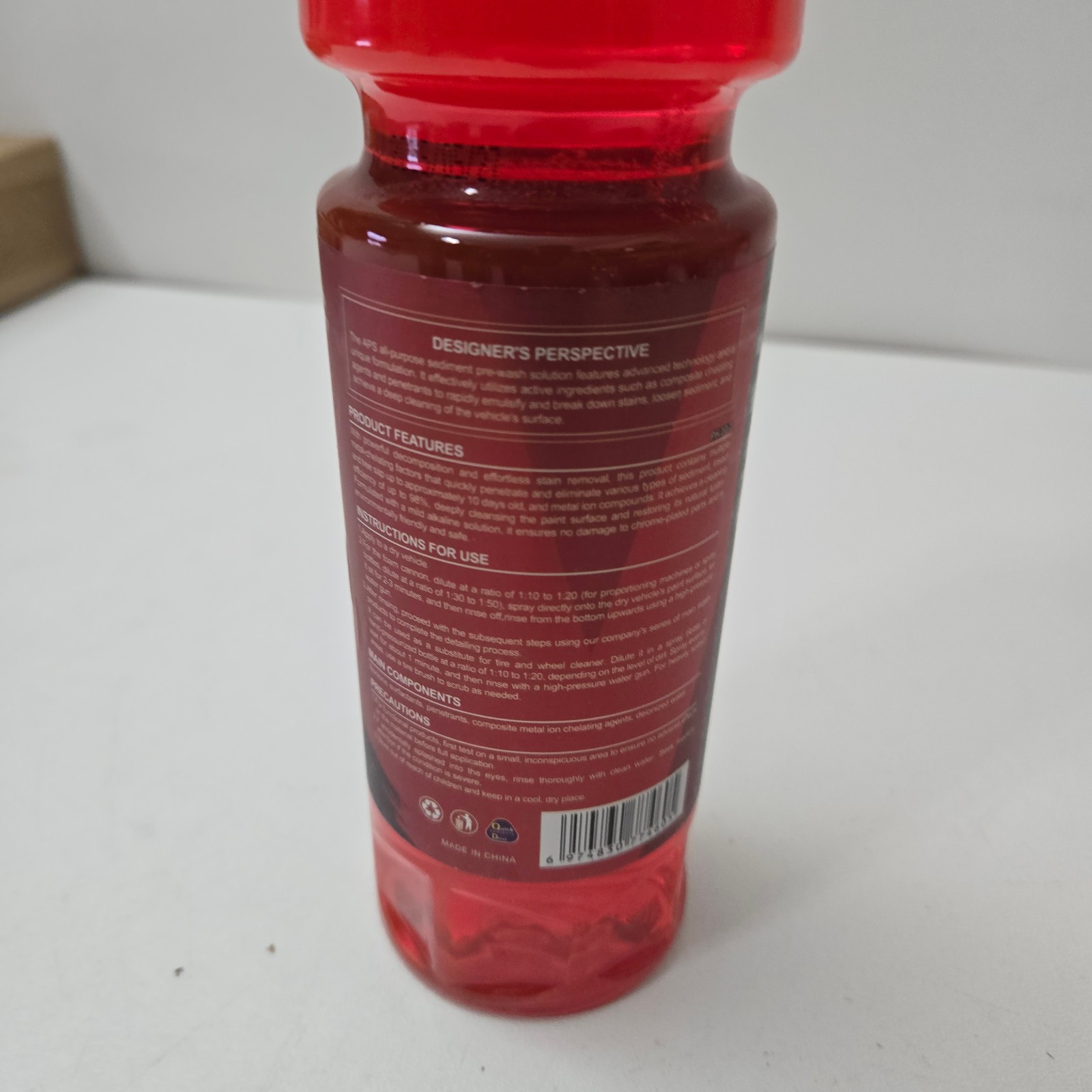 W1 APS All Purpose Pre-Wash Powerful Stain Remover No Scrub Degreasing Car Wash