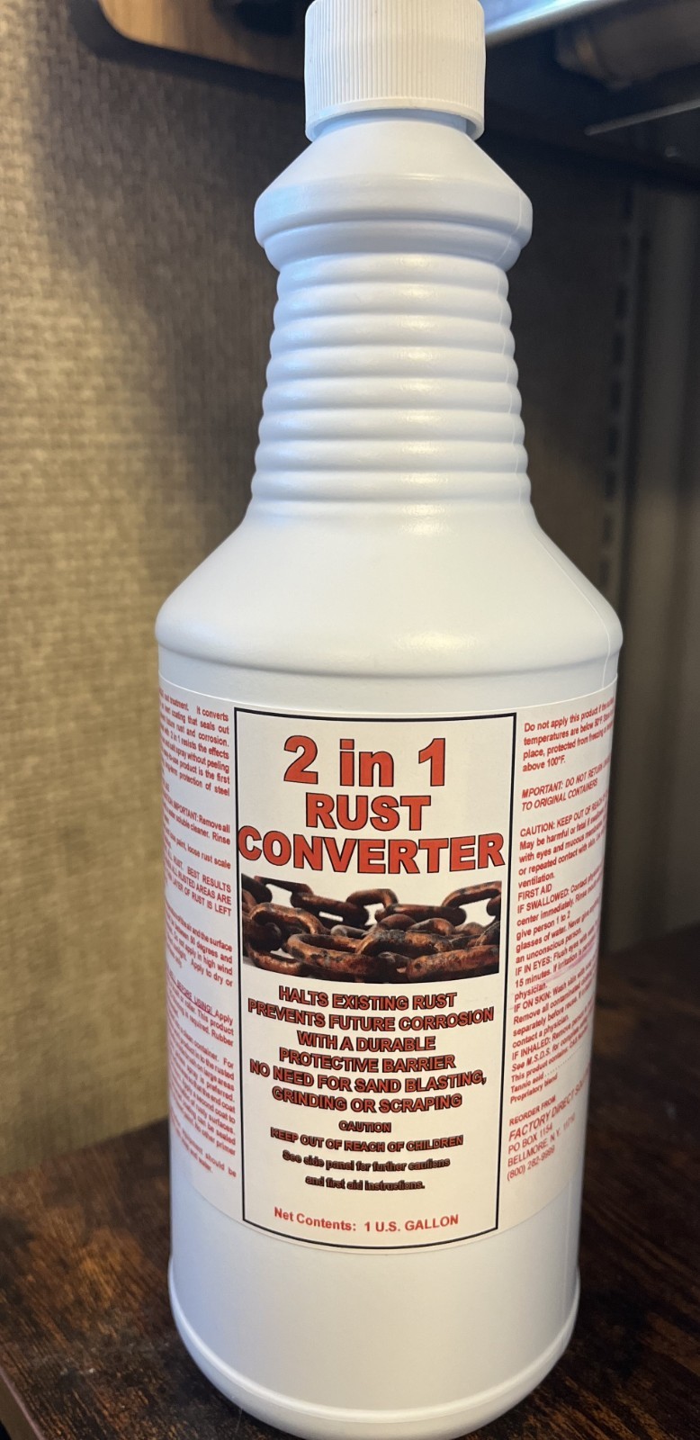2 in 1 RUST CONVERTER QUART SIZE FOR SMALLER PROJECTS