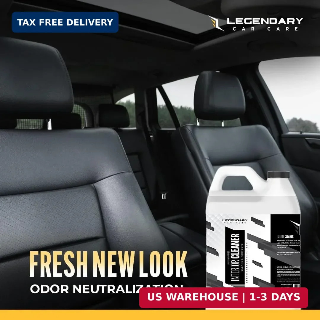 Legendary Interior Cleaner 64oz (Half Gal.) – All Purpose Interior Detailer & Ca