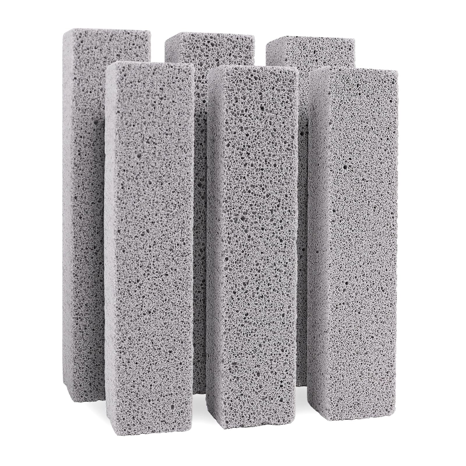ZUFECY 6pc Pumice Stone for Home Cleaning, Toilet Bowl Cleaning, Sink and Til…