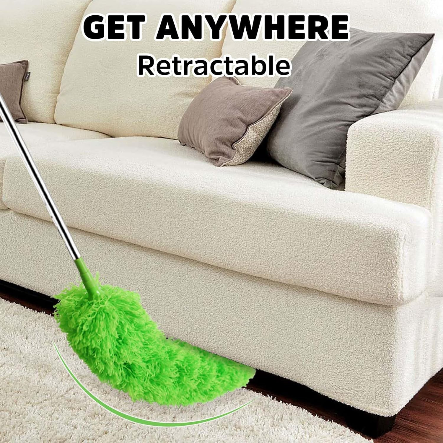 Ceiling Fan Cleaner Duster, Bafezoze Extendable Long Duster for High Ceilings, T