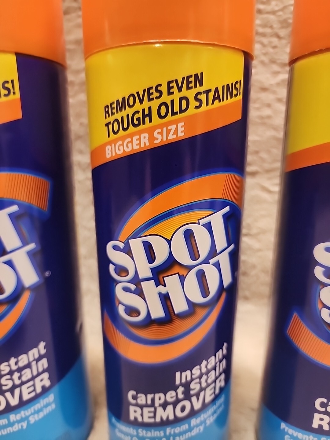 Lot of 3: Spot Shot Instant Carpet Stain Remover Aerosol, 21 oz. Cans