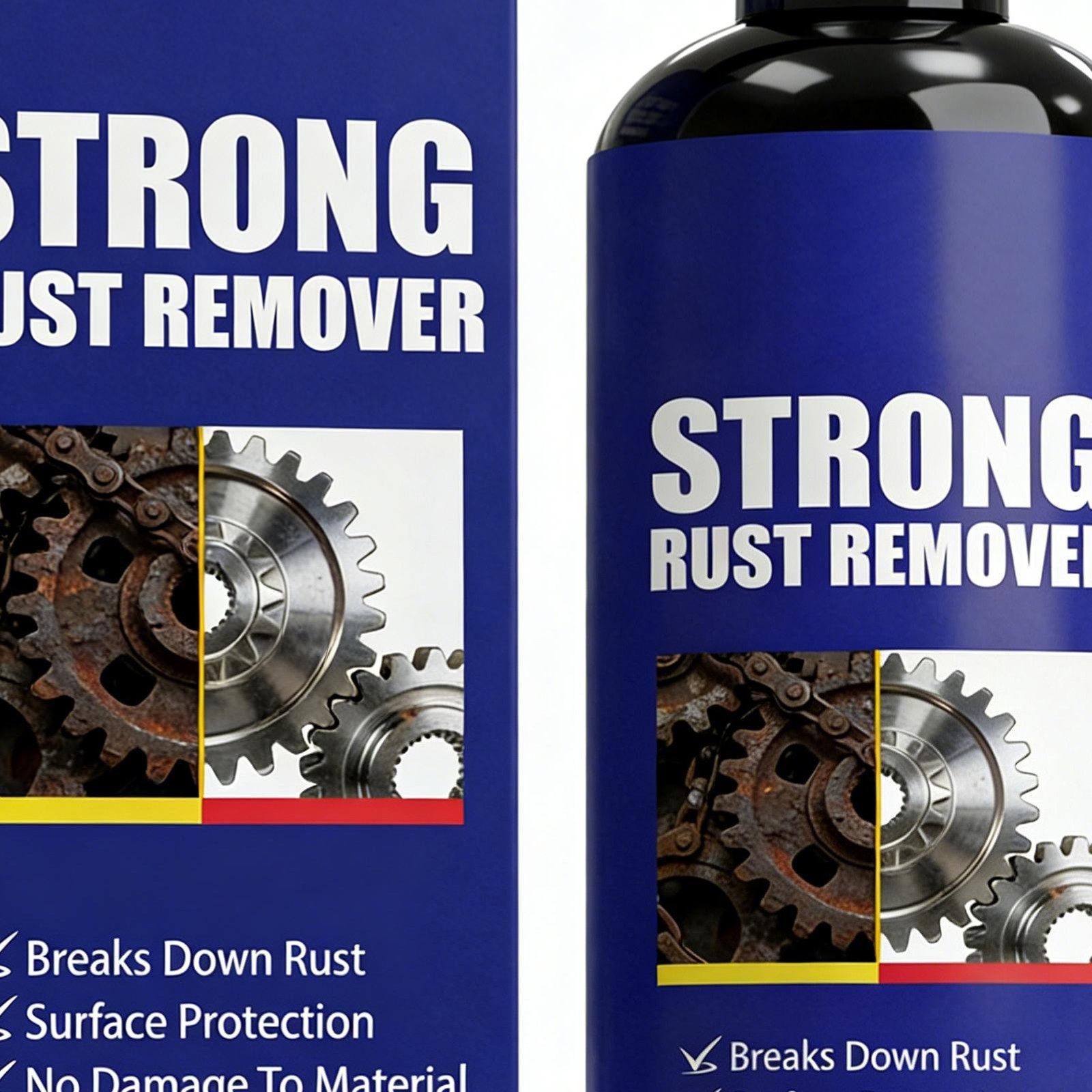 Strong Rust Remover 100ml Metal Stain Cleaner Rust Cleaner for Kitchen Garage