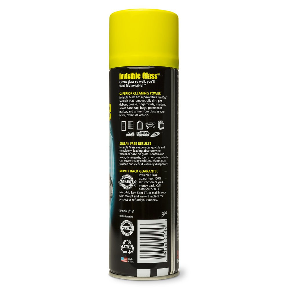 Automotive Glass Cleaner Invisible Glass Vehicle Care Cleaning Product 19 Oz