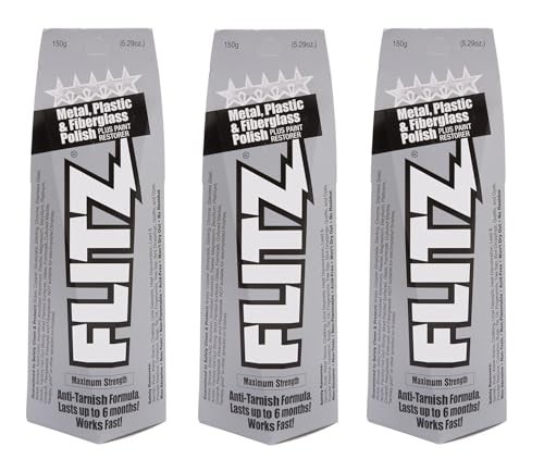 Multi-Purpose Metal Polish Paste – 5.29oz Tube – Chrome, Stainless Steel, Alumin