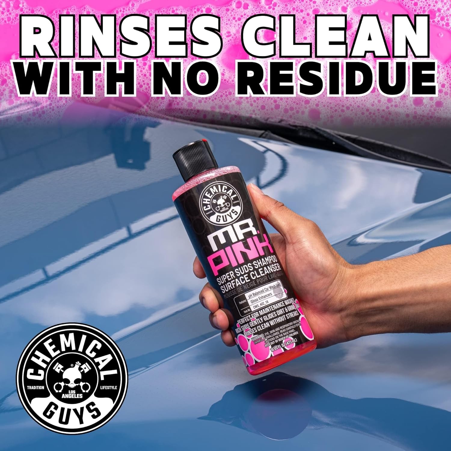 Mr. Pink Car Wash Soap 64 oz Super Suds Foaming Car Wash Soap for Cannon, Bl…