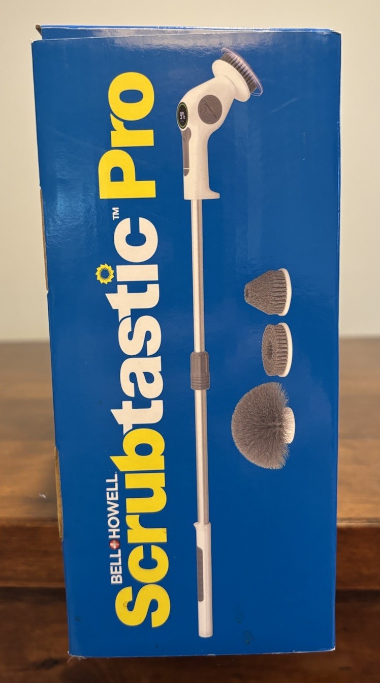 Bell + Howell Scrubtastic Pro Rechargeable Multi-Purpose Power Surface Scrubber
