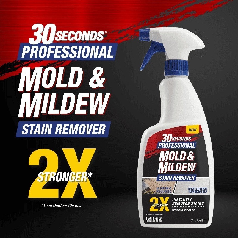 Mold Mildew Stain Remover Spray Multi-Surface Cleaner No Scrubbing 24oz New