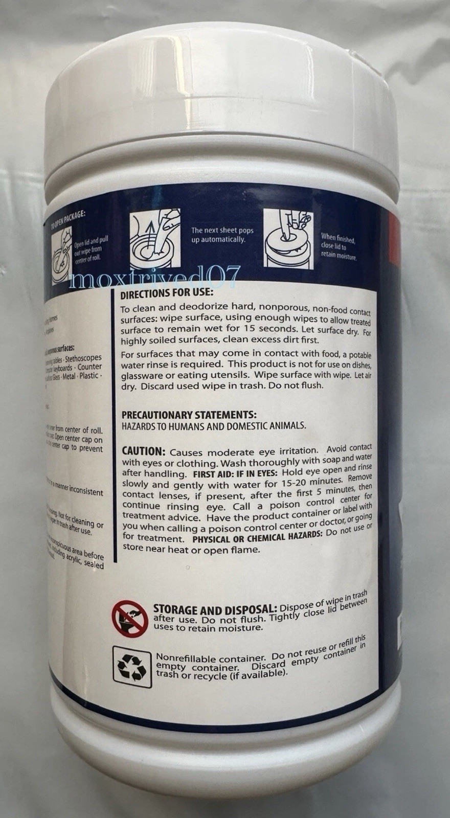 6 Multi Purpose Surface Cleaning Wipes Clean & Deodorize Bleach Free 480 Wipes
