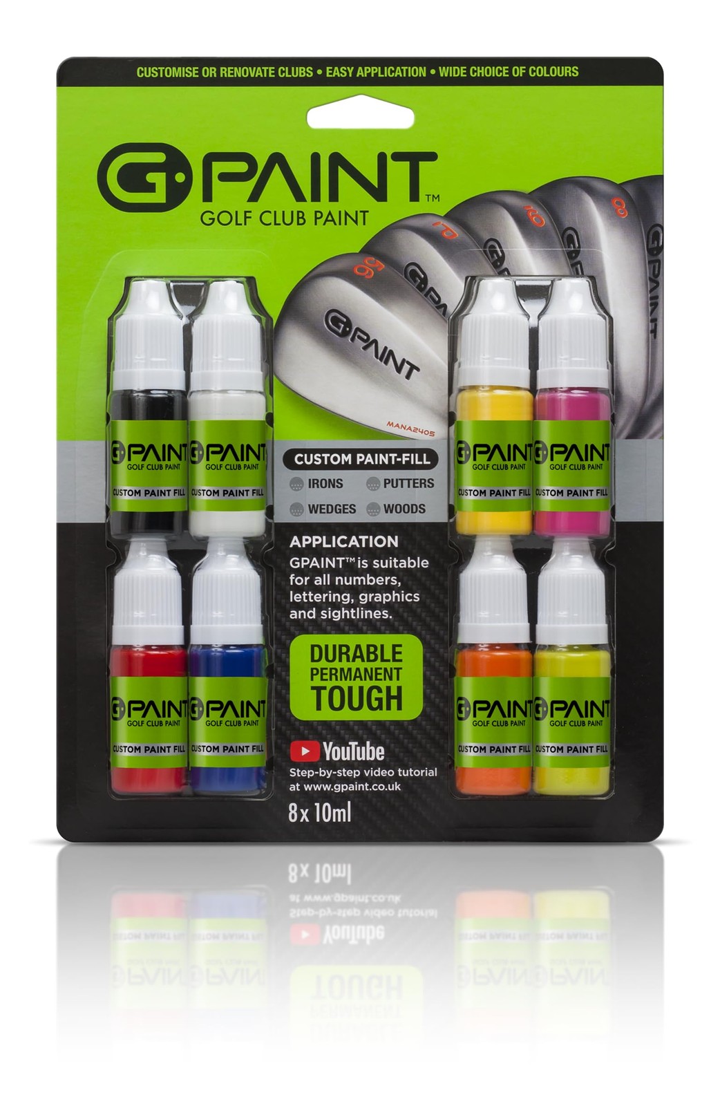 Golf Club Paint Touch Up, Fill In, Customize or Renovate Your Clubs – 8 Pack …