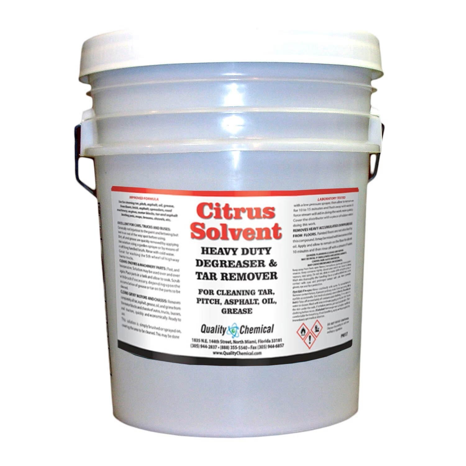 Citrus Solvent Degreaser & Tar Remover / 5 Gallon pail