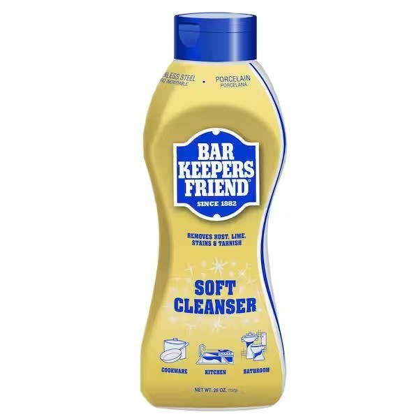 Bar Keepers Friend 26 oz. Soft All-Purpose Cleaner Removes Rust, Lime & Tarnish