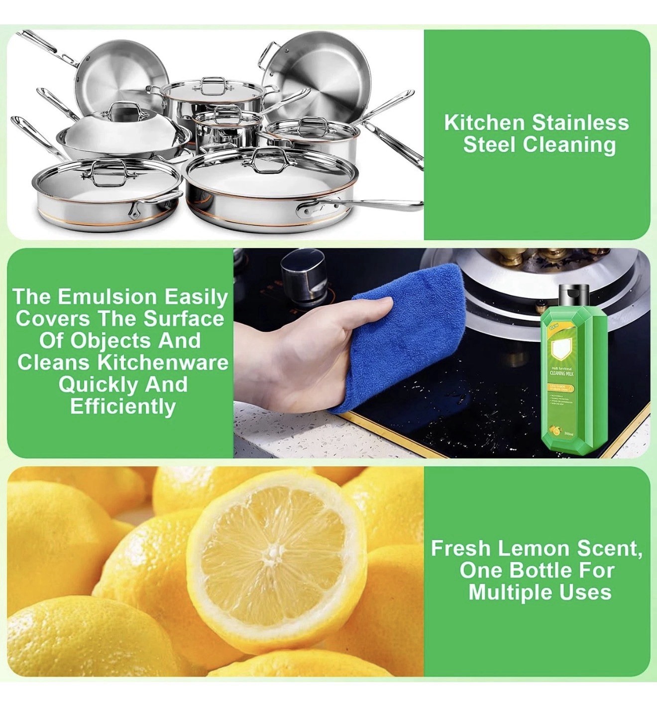 Cleaning Milk House Cleaner,Powerful Multifunctional Concentrated Cleansing NEW!