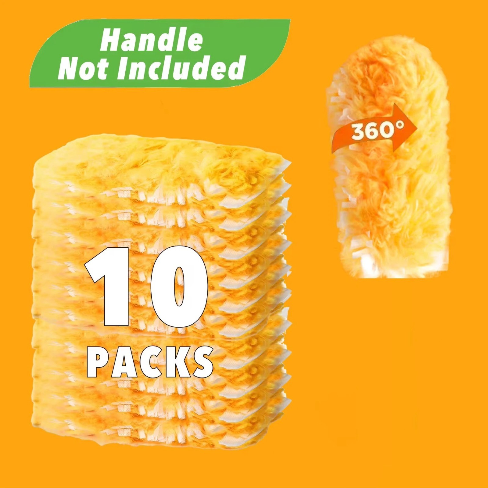 10 Pack Heavy Duty Duster Refills Swiffer Multi-Surface 360° Disposable Dusters