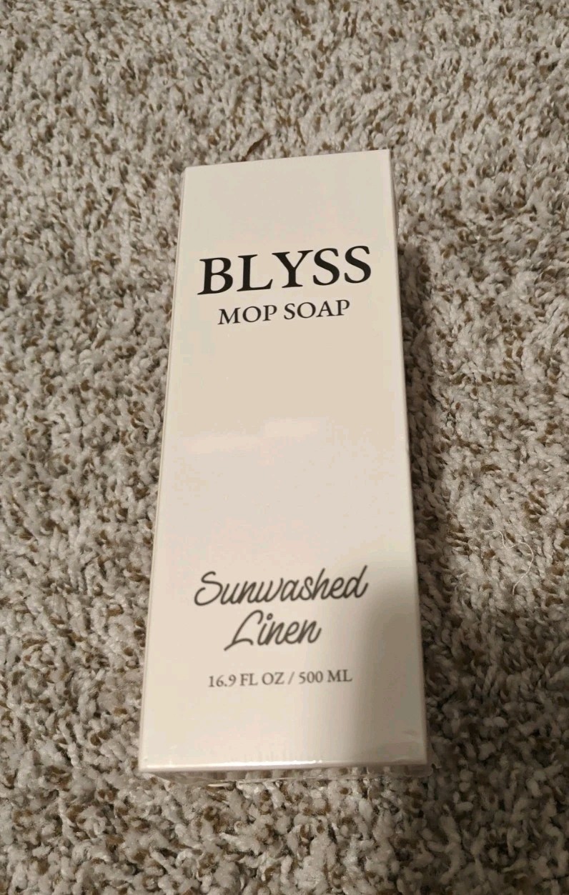 Blyss Mop Soap 16.9 Fl Oz in Box – Brand New In Packaging – Sunwashed Linen