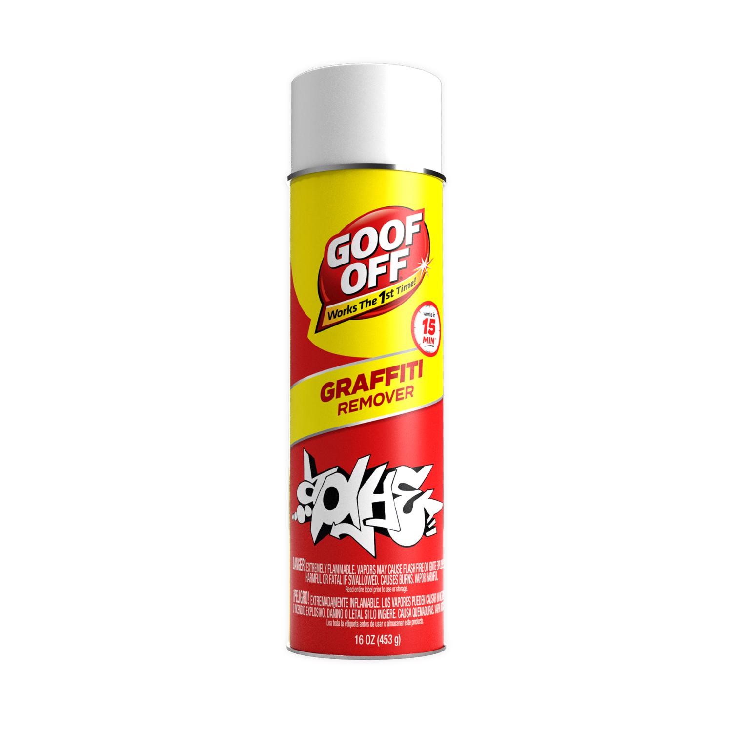 Goof Off FG673 Clear Professional Strength Graffiti Remover 16 oz. (Pack of 6)