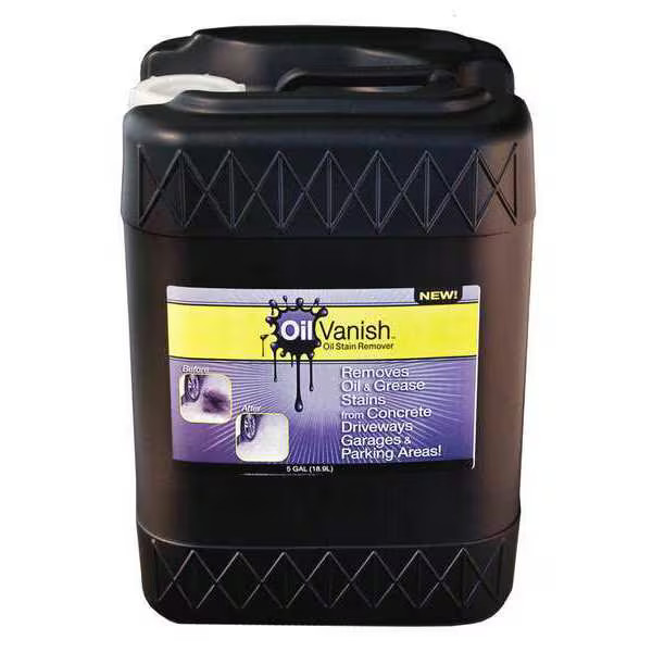 Oil Vanish Oil Stain Remover,Pail,5 gal.,Unscented 8805-005 Oil Vanish 8805-005