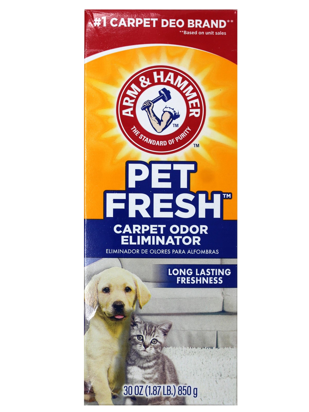 Arm & Hammer Pet Fresh Carpet Odor Eliminator 30 oz Long Lasting Freshness