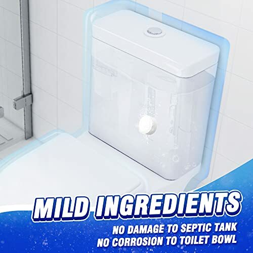 Automatic Toilet Bowl Cleaners With Bleach Tablets, Toilet Tank Cleaner, 12 PACK