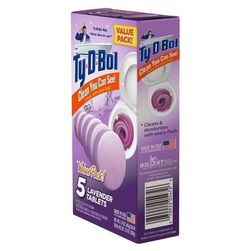 Toilet Bowl Cleaner Tablets Bleach Free Stain Removal Long Lasting Freshness New