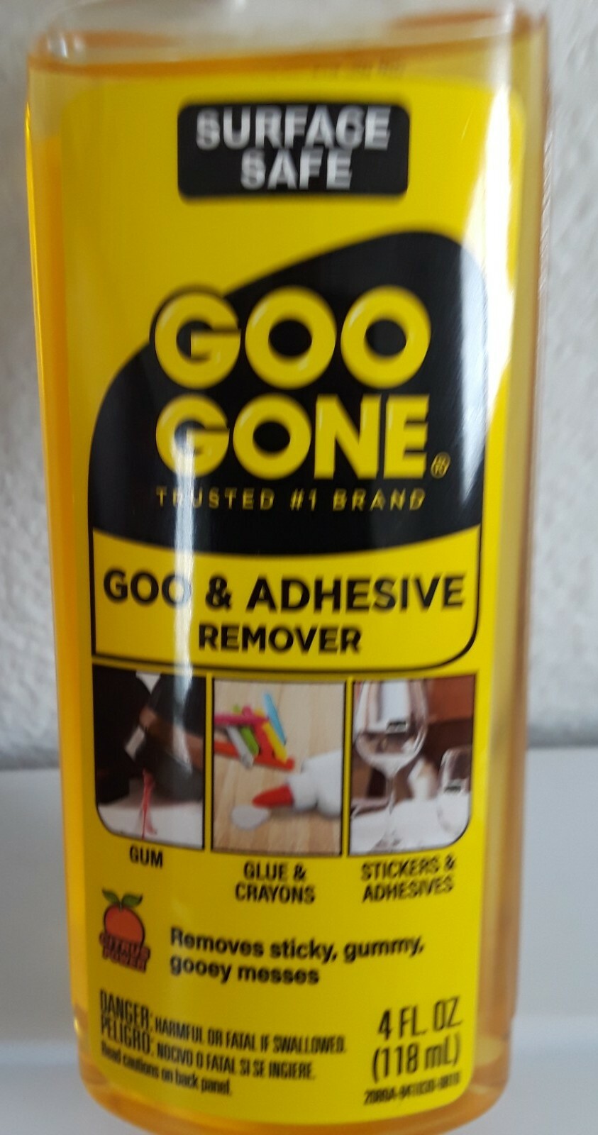 Goo Gone Original Goo & Adhesive Adhesive Gum, Glue & Crayons, Remover NWB 4oz