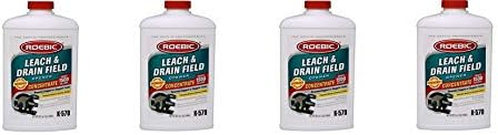 K-570-Q 32-Ounce Leach and Drain Field Opener Concentrate (Pack of 4)