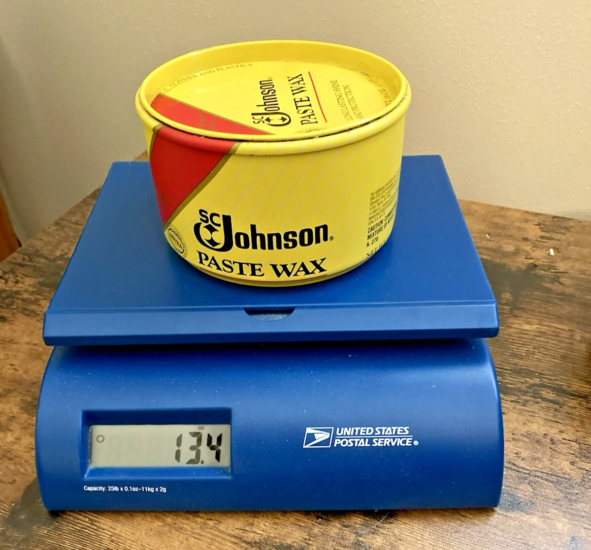 SC Johnson Paste Wax Discontinued Original Formula 2 Used Half Empty Cans