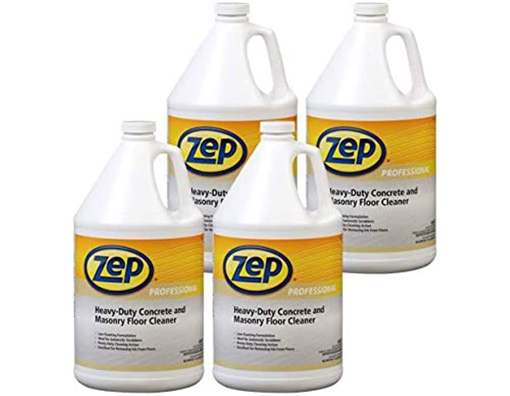 Zep Professional Heavy-Duty Concrete and Masonry Floor Cleaner – R03324-1 Gallon