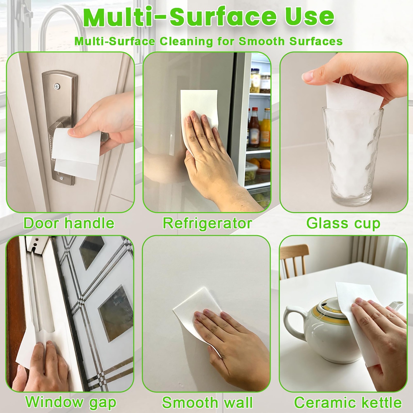100 Pads Sponge Eraser Sheets, Super Thin 0.12cm Disposable Melamine Sponge S…