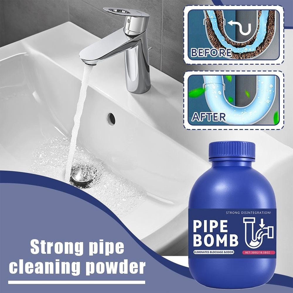 Fast Drain Remover Sink Dredge Pipe Cleaning Powder Clean Sewers Eliminate Odors