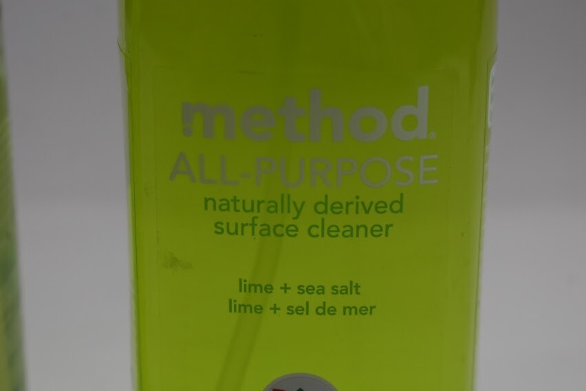 Lot of 2 Method All Purpose Surface Cleaner Lime + Sea Salt 28 oz Spray Bottles