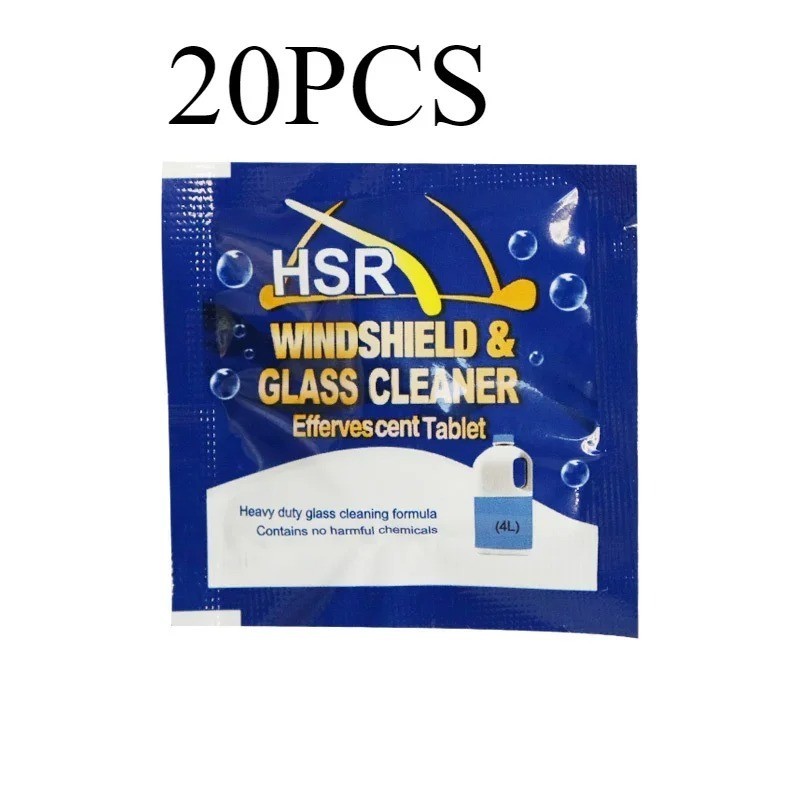 100 Car Winter Windshield Washer Wiper Fluid Concentrated Tablets Glass Cleaner