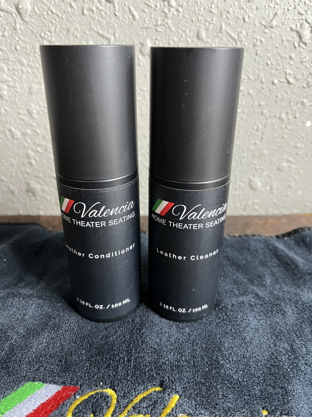 Valencia Home Theater Seating Leather Cleaner & Conditioner Set 100ml Care Kit