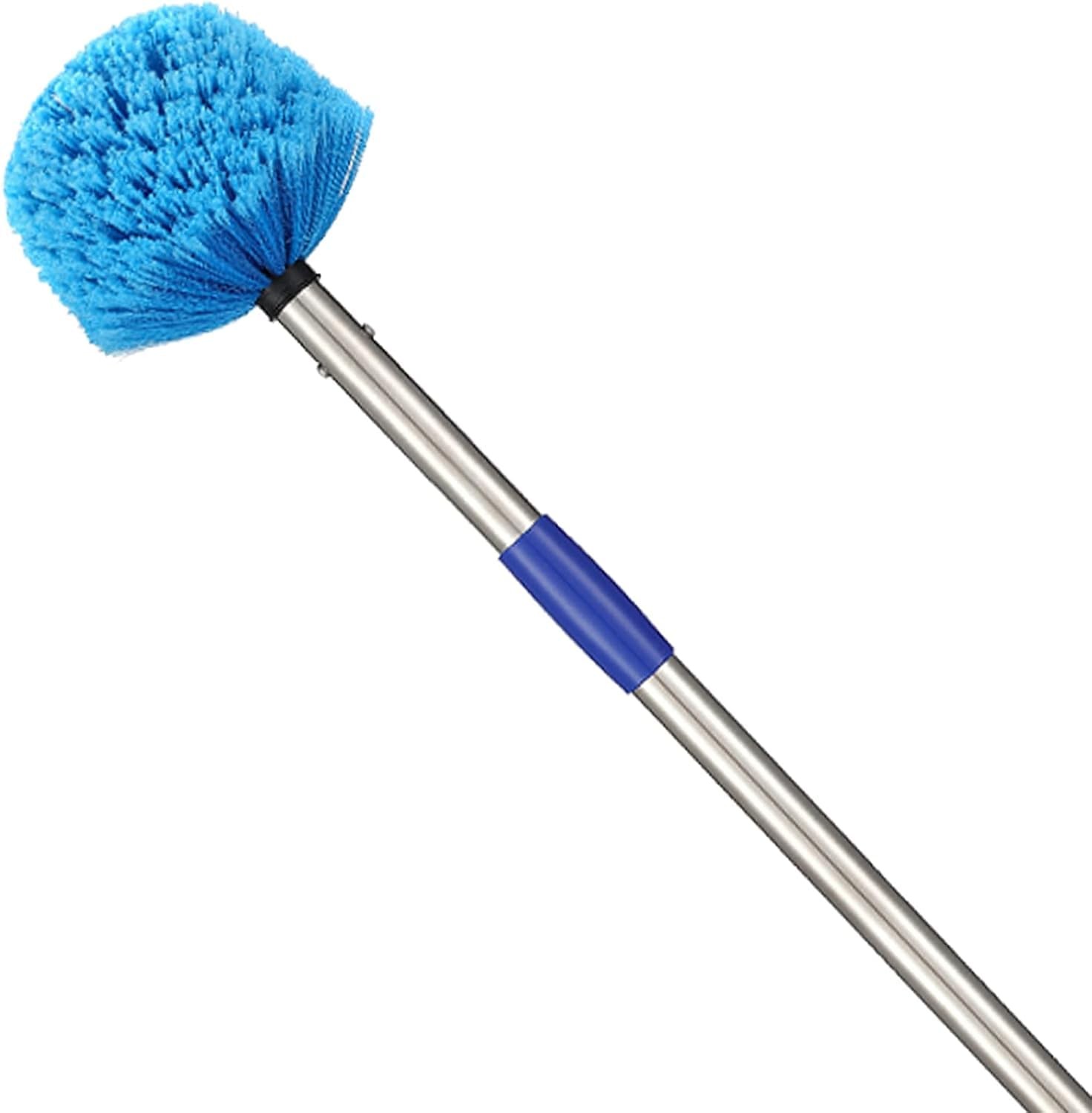 Cobweb Duster with Extension Pole – 6 FT Lightweight Stainless Steel Extendab…