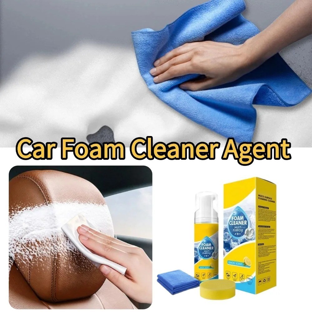 4-in-1 Multi-Enzyme Foam Cleaner, All-Purpose Spray 5oz with Sponge & Towel USA